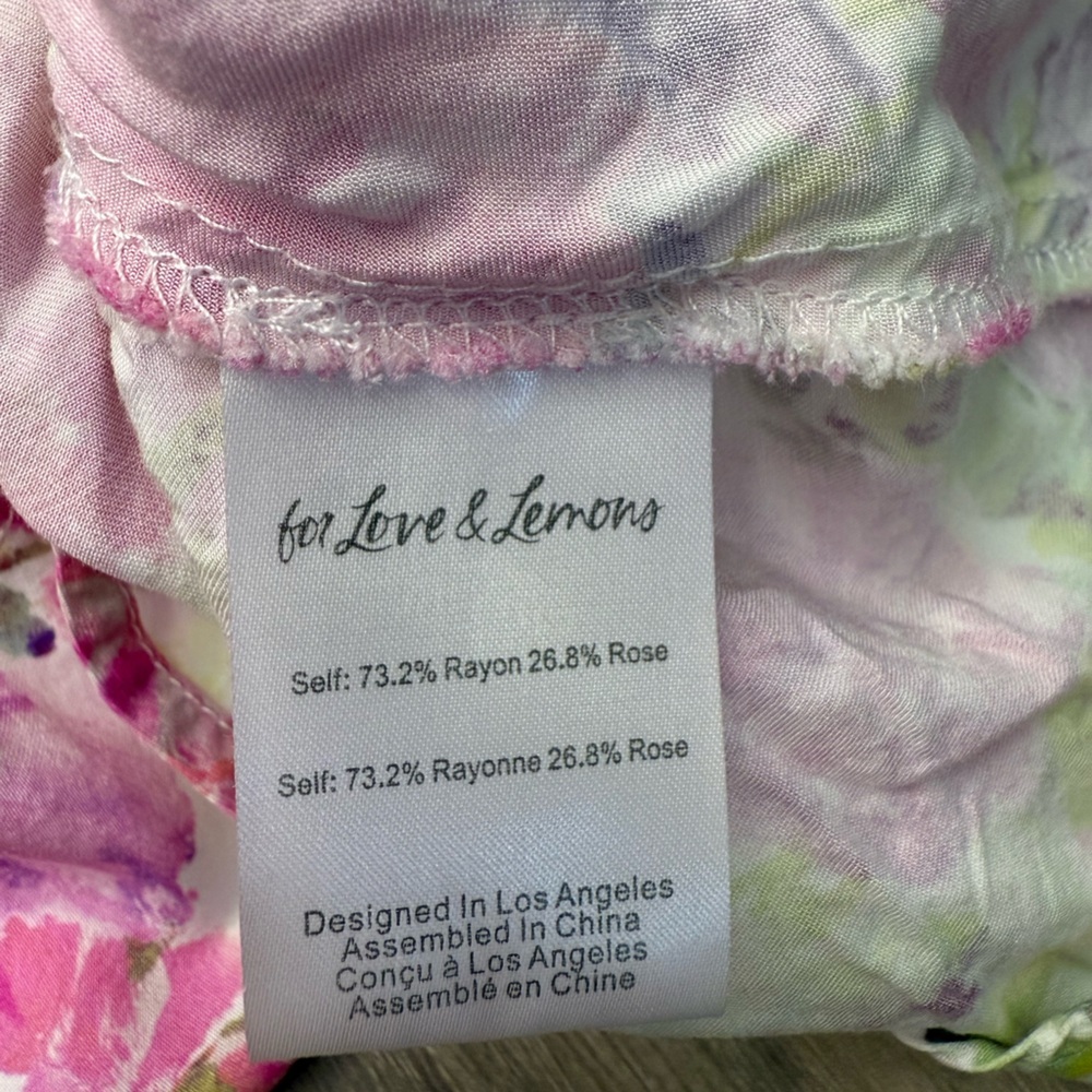 For Love & Lemons Paulina Mini Dress Small - Picture 9 of 11